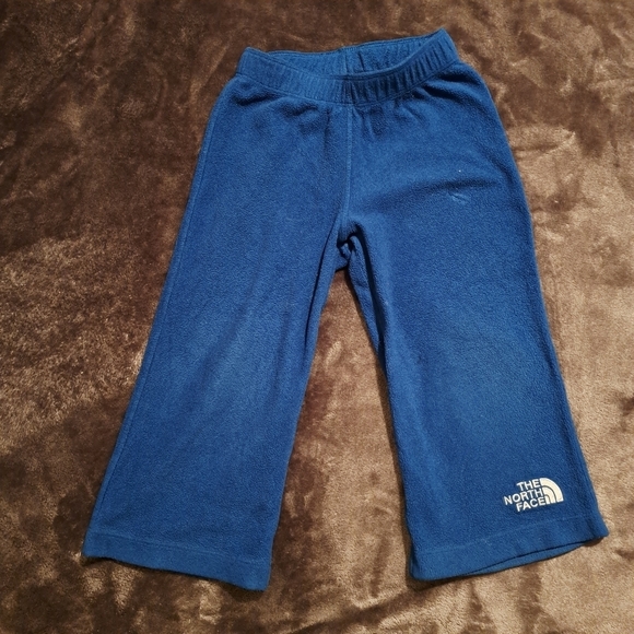 North Face girls size 2T fleece pants dark teal 2T - Picture 1 of 4